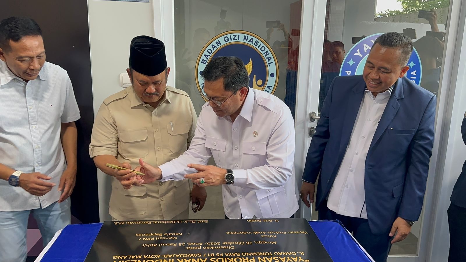 Wakil Kepala Badan Gizi Nasional Sumatera Barat (BGN Sumatera Barat) meninjau Satuan Pelayanan Pemenuhan Gizi (SPPG) Yayasan Prokids Anak Indonesia 